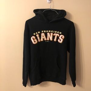 San Francisco black hoodie adult size small